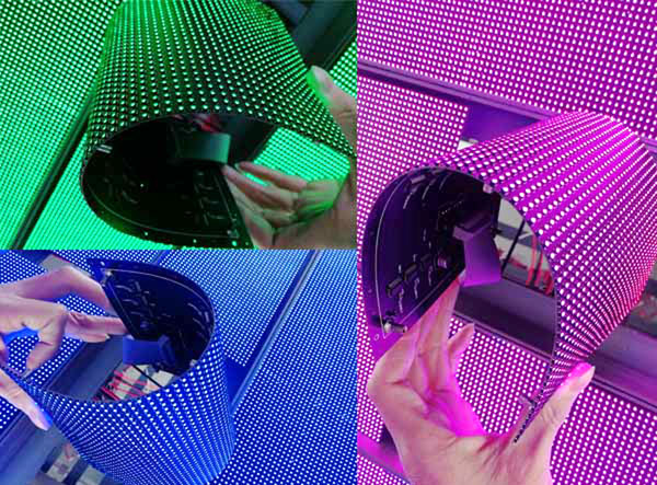 軟模組P4柔軟模塊可（kě）彎曲模板