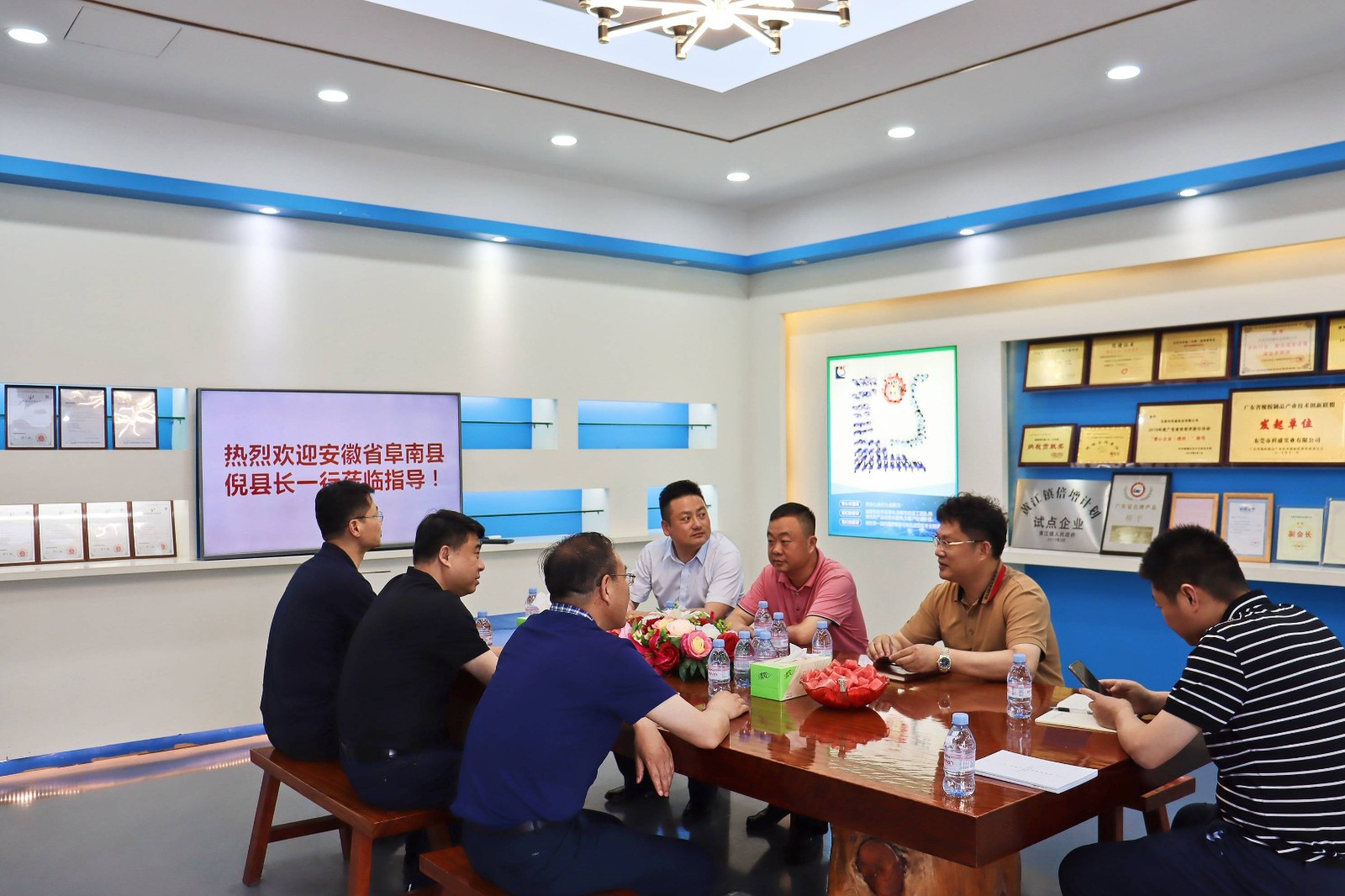 熱烈歡迎安徽省阜南縣倪縣長一行（háng）蒞（lì）臨指導！