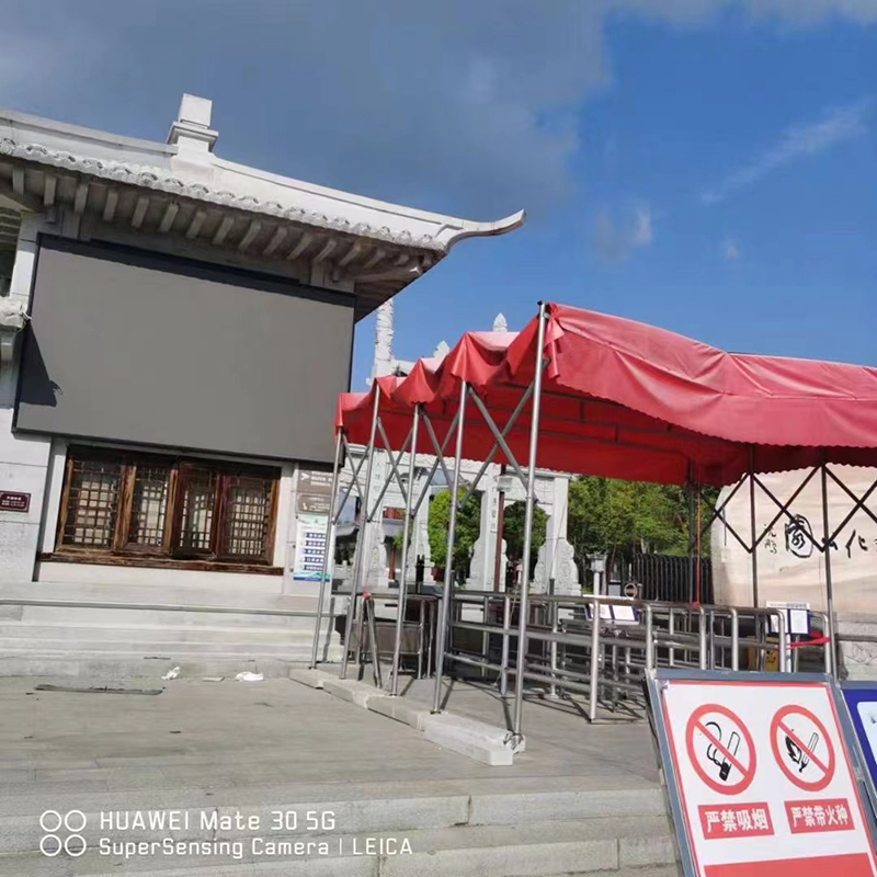 湖北麻城旅遊景區戶外P3LED顯示屏